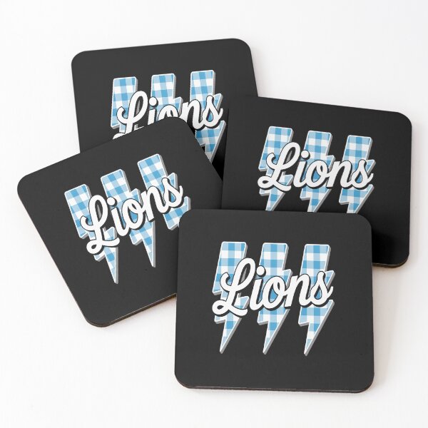 Item preview, Lions Lightning Bolt Checkered designed and sold by HORIZBoutique.