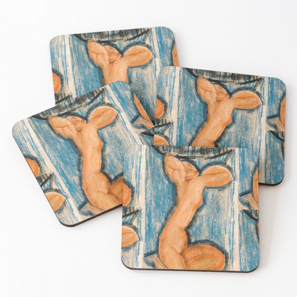 Item preview, Caryatid by Amedeo Modigliani: Modernist Nude Figure Poster designed and sold by artofuniverse.