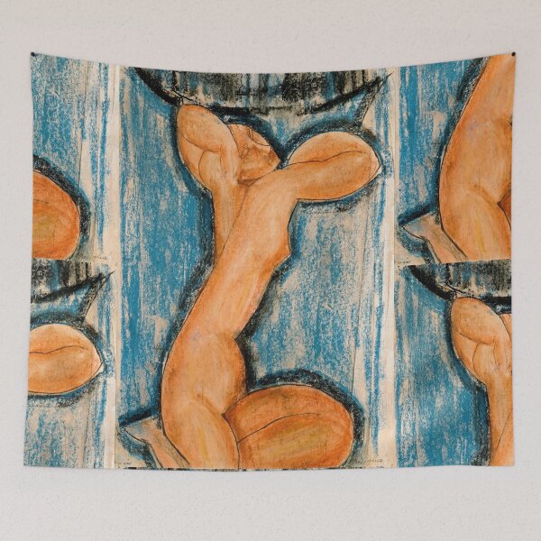 Item preview, Caryatid by Amedeo Modigliani: Modernist Nude Figure Poster designed and sold by artofuniverse.