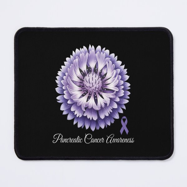 Item preview, Womens Flower Purple Ribbon Pancreatic Cancer Awareness designed and sold by SIGORDESIGN.