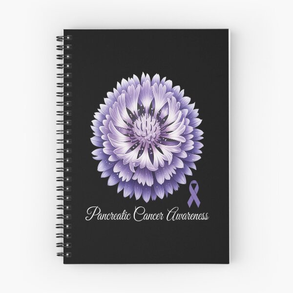 Item preview, Womens Flower Purple Ribbon Pancreatic Cancer Awareness designed and sold by SIGORDESIGN.