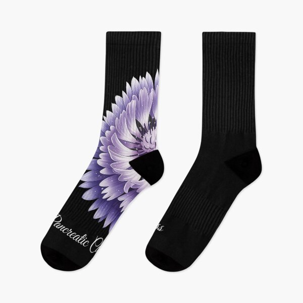 Item preview, Womens Flower Purple Ribbon Pancreatic Cancer Awareness designed and sold by SIGORDESIGN.