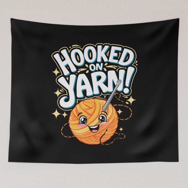 Item preview, Hooked On Yarn Crochet Hook Lovers designed and sold by scottsurswab.