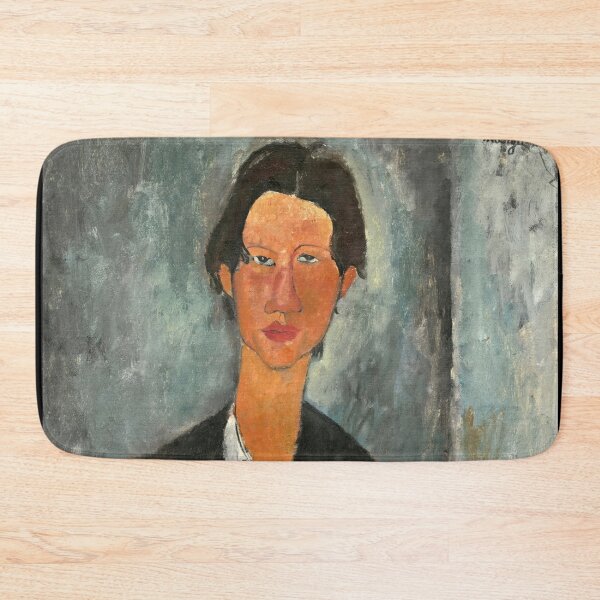Item preview, Chaim Soutine by Amedeo Modigliani: Modernist Portrait Fine Art Print designed and sold by artofuniverse.