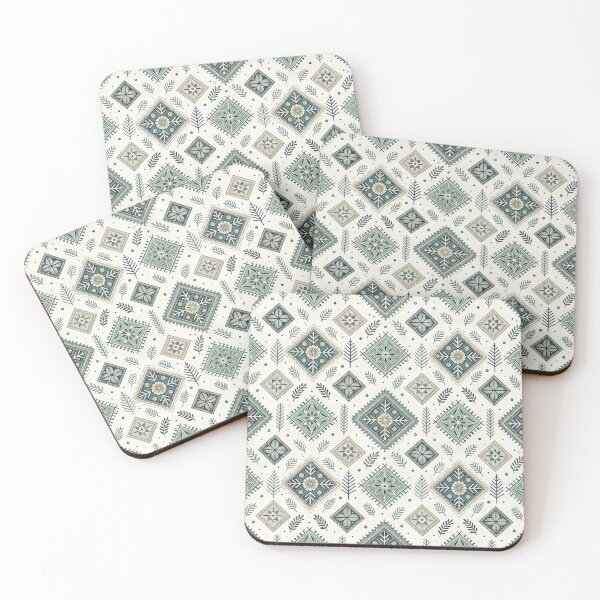 Item preview, Geometric Nordic Folk Borders | Scandinavian Folk Design designed and sold by Shuga-Design.