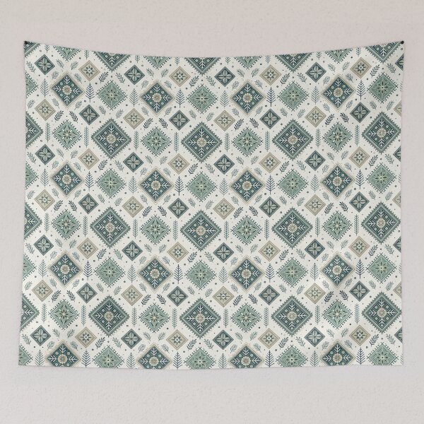 Item preview, Geometric Nordic Folk Borders | Scandinavian Folk Design designed and sold by Shuga-Design.