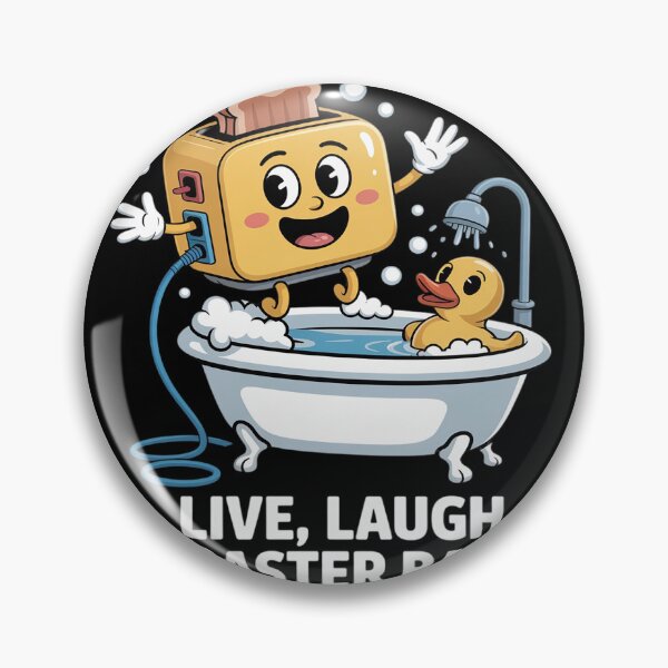 Item preview, Live Laugh Toaster Bath designed and sold by FluoroWave.
