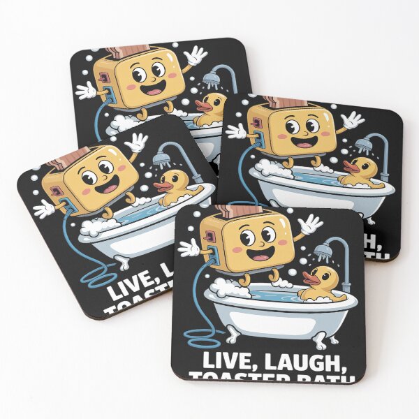 Item preview, Live Laugh Toaster Bath designed and sold by FluoroWave.