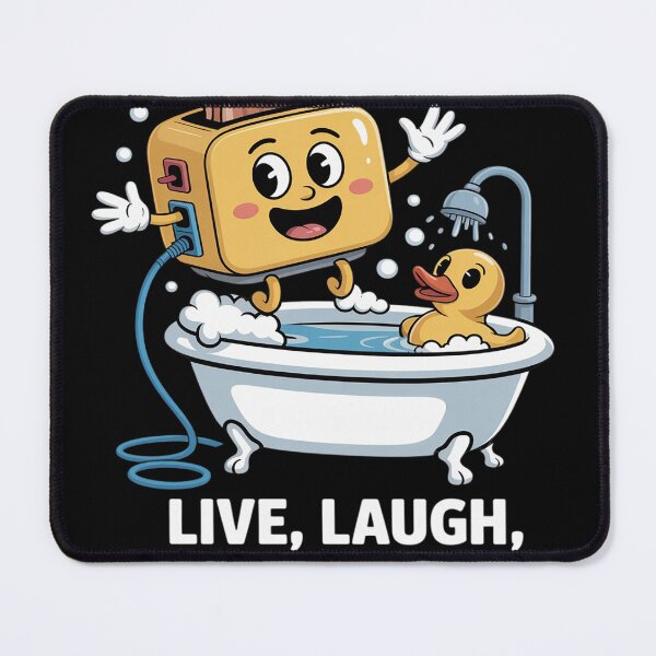 Item preview, Live Laugh Toaster Bath designed and sold by FluoroWave.