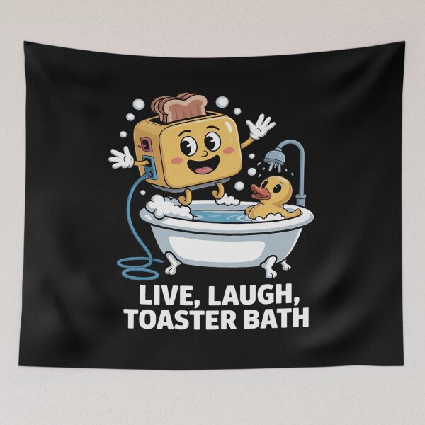 Item preview, Live Laugh Toaster Bath designed and sold by FluoroWave.