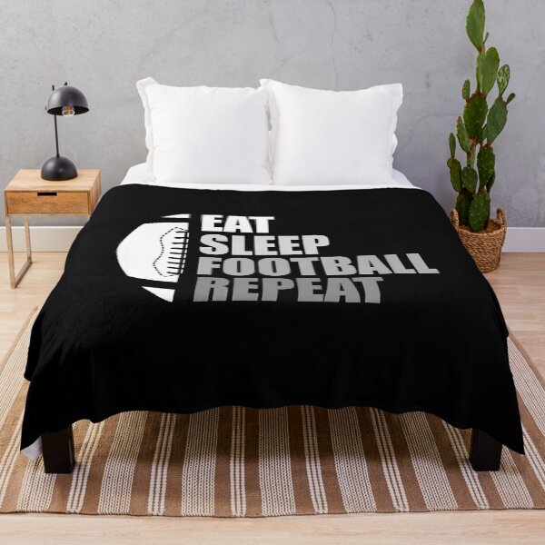 Item preview, Eat Sleep Football Repeat Funny Football designed and sold by markettathorn.