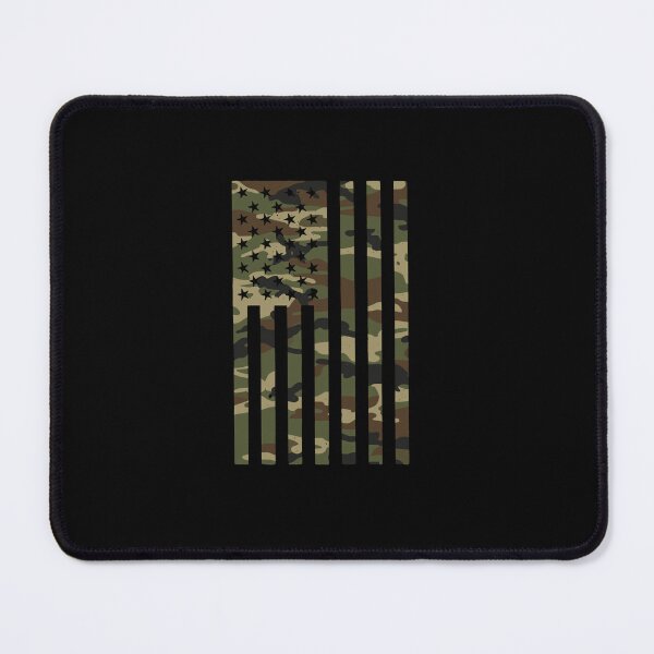 Item preview, Woodland Camo US Flag Patriot Style designed and sold by PopStars1993.
