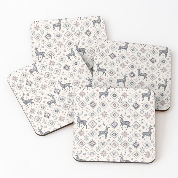 Item preview, Nordic Folk Stitch Borders | Scandinavian Folk Design designed and sold by Shuga-Design.