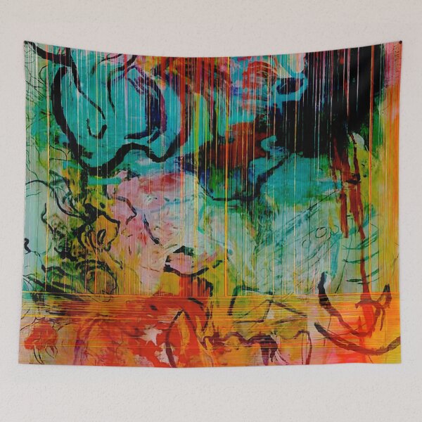 Item preview, Colorful Abstract Streaks designed and sold by ViaARTfactory.