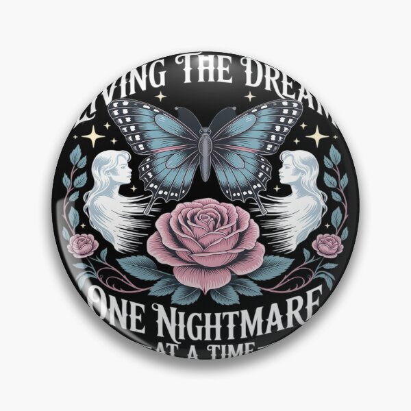 Item preview, Living The Dream One Nightmare at The Time Halloween designed and sold by FluoroWave.