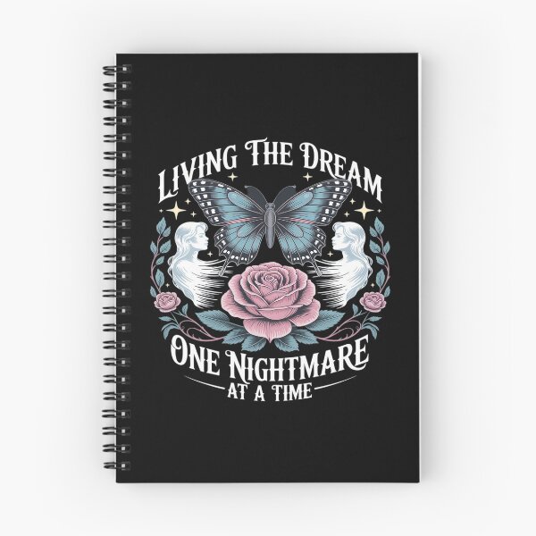 Item preview, Living The Dream One Nightmare at The Time Halloween designed and sold by FluoroWave.