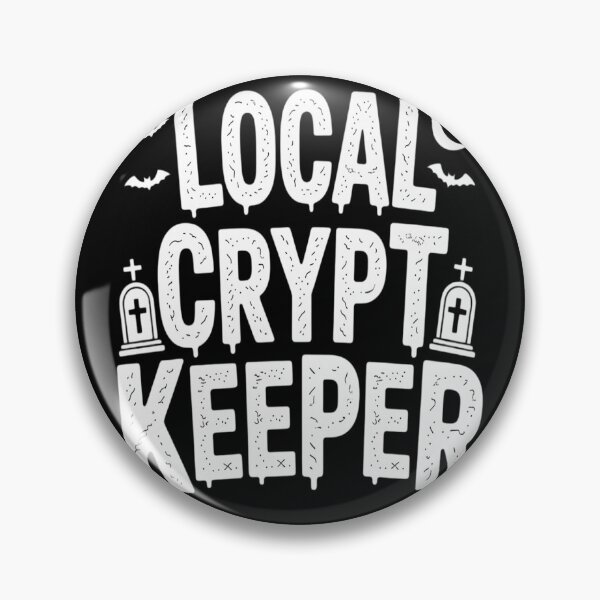 Item preview, Local Crypt Keeper Distressed Halloween Shirt Vintage designed and sold by FluoroWave.