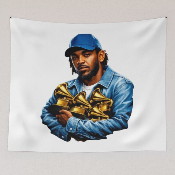 Item preview, Kendrick Lamar Grammy King Hip Hop Graphic T-Shirt designed and sold by RockiGo45.