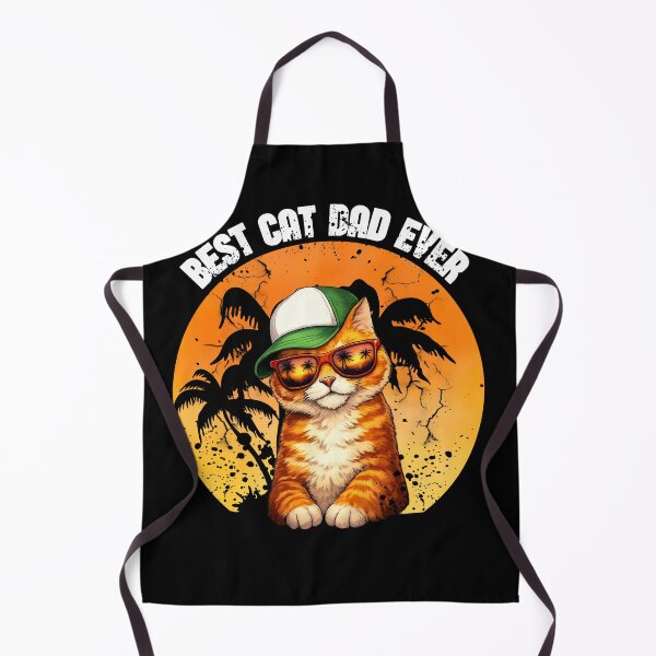 Item preview, Best Cat Dad Ever – Retro Cool Cat Dad Design designed and sold by Rosomyat Design.