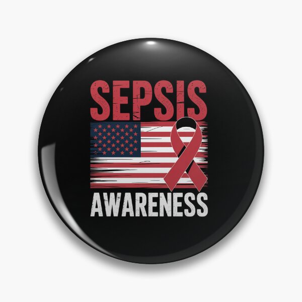 Item preview, American Flag Shirt - Sepsis Awareness designed and sold by Moxizz.