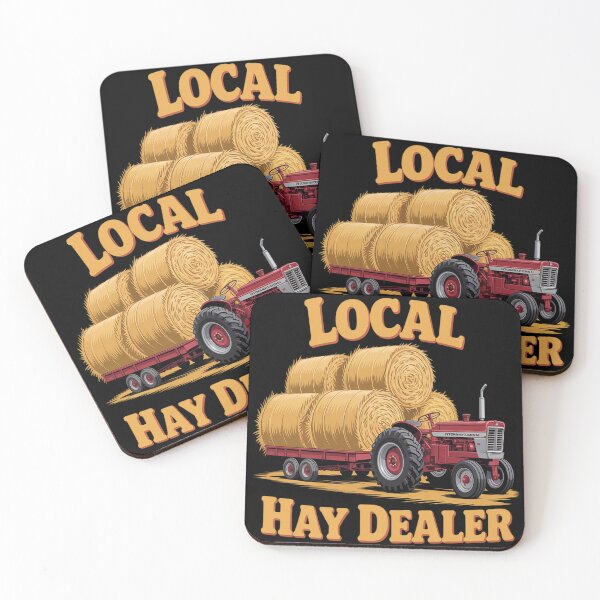 Item preview, Local Hay Dealer Farmer Tractor Round Bale Trailer designed and sold by FluoroWave.
