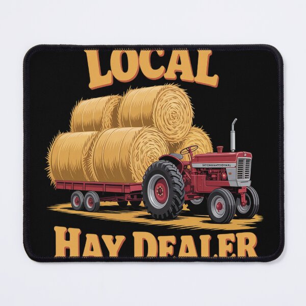 Item preview, Local Hay Dealer Farmer Tractor Round Bale Trailer designed and sold by FluoroWave.