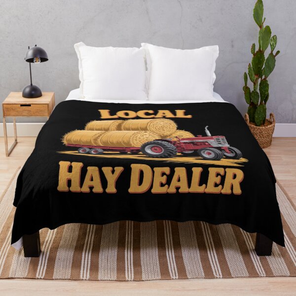Item preview, Local Hay Dealer Farmer Tractor Round Bale Trailer designed and sold by FluoroWave.