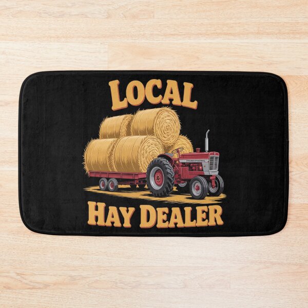 Item preview, Local Hay Dealer Farmer Tractor Round Bale Trailer designed and sold by FluoroWave.