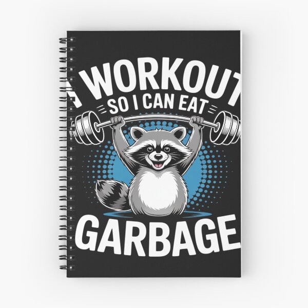 Item preview, Fitness Raccoon Animal I Work Out So I Can Eat Garbage designed and sold by trinfhri.