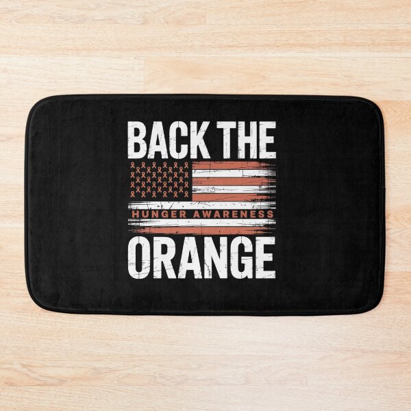 Item preview, Back The Orange Hunger Awareness Flag Orange Ribbon designed and sold by Moxizz.