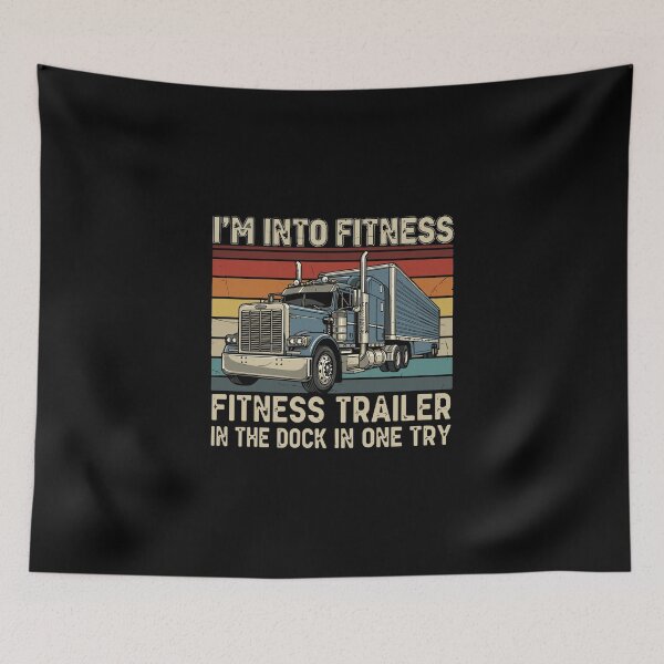 Item preview, Funny Trucker Fitness Trailer In One Try designed and sold by PopStars1993.