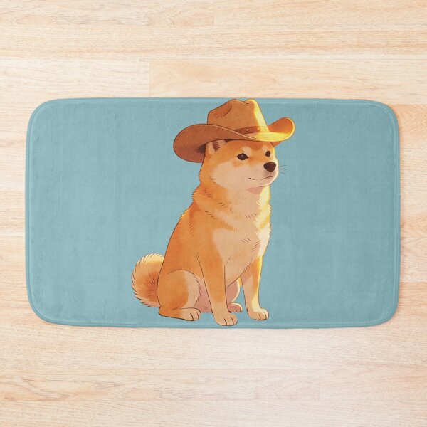Item preview, Majestic Cowboy Shiba Inu Dog Art - Vintage Aesthetic Sunset Western Puppy designed and sold by Cherrydora.
