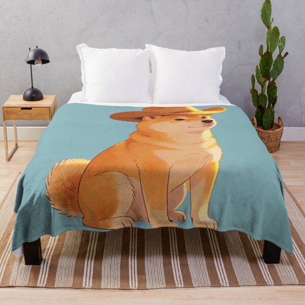 Item preview, Majestic Cowboy Shiba Inu Dog Art - Vintage Aesthetic Sunset Western Puppy designed and sold by Cherrydora.