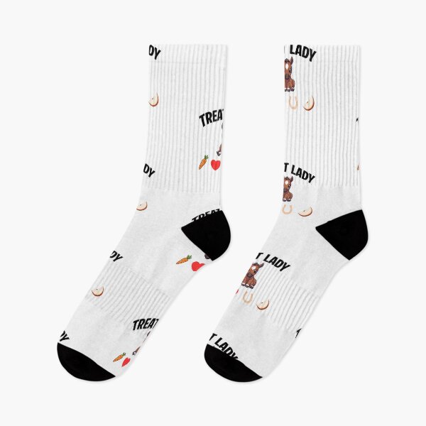 Item preview, "Treat lady horse" black designed and sold by Chris-graphics-art.