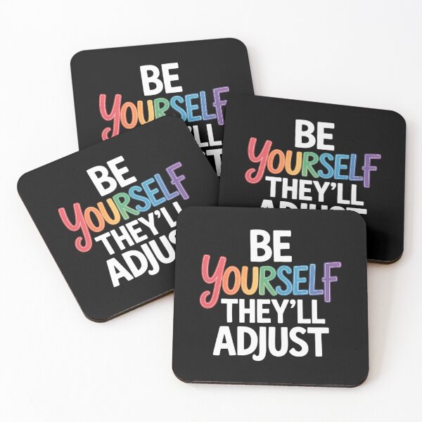 Item preview, Be Yourself They'll Adjust LGBTQ Rainbow Flag Gay Pride Ally designed and sold by IdunayaStore.