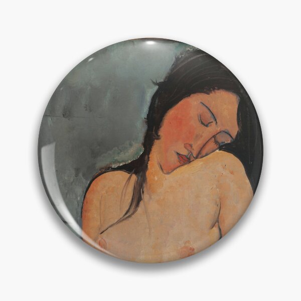 Item preview, Female Nude by Amedeo Modigliani: Modernist École de Paris Poster designed and sold by artofuniverse.