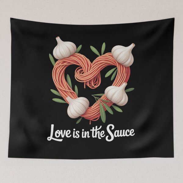 Item preview, Love is in The Sauce Heart designed and sold by FluoroWave.