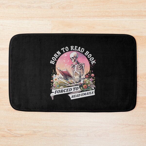 Item preview, Born To Read Books Forced To Read Emails Skeleton designed and sold by scottsurswab.
