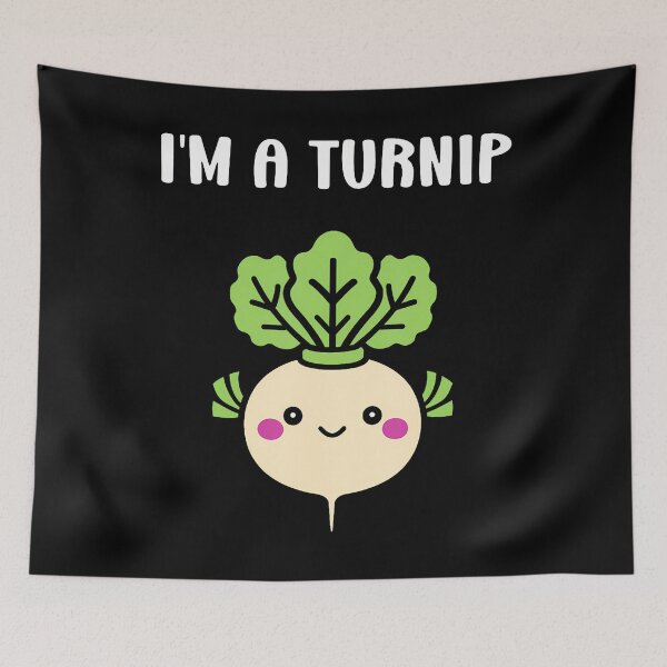 Item preview, Funny Vegetable Turnips Food Minimalist Simple I'M A Turnip designed and sold by RylynKaub86.