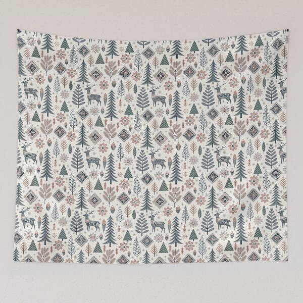 Item preview, Nordic Folk Borders Mix | Cozy Scandinavian Folk designed and sold by Shuga-Design.