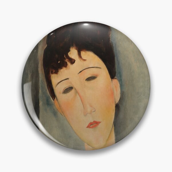 Item preview, Figure of a Woman by Amedeo Modigliani: Modernist École de Paris Portrait Poster designed and sold by artofuniverse.