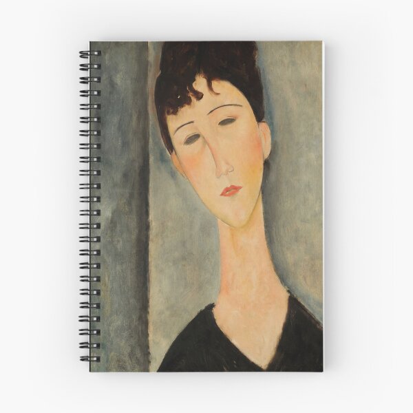 Item preview, Figure of a Woman by Amedeo Modigliani: Modernist École de Paris Portrait Poster designed and sold by artofuniverse.