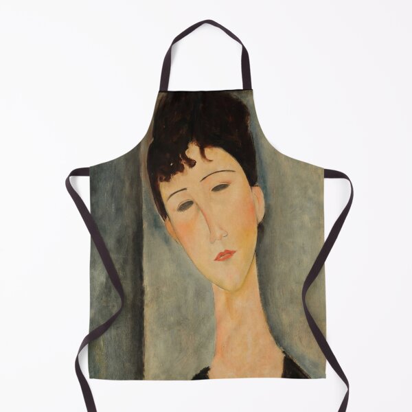 Item preview, Figure of a Woman by Amedeo Modigliani: Modernist École de Paris Portrait Poster designed and sold by artofuniverse.