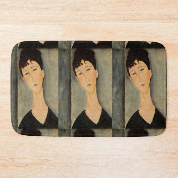 Item preview, Figure of a Woman by Amedeo Modigliani: Modernist École de Paris Portrait Poster designed and sold by artofuniverse.