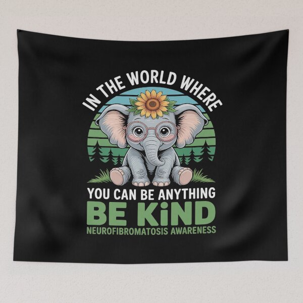 Item preview, Be Kind Neurofibromatosis Awareness Elephant designed and sold by Moxizz.
