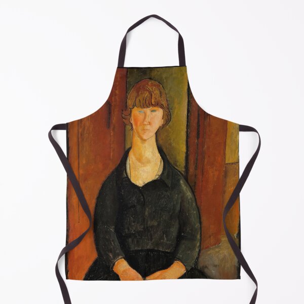 Item preview, Flower Vendor by Amedeo Modigliani: Modernist Portrait Fine Art Print designed and sold by artofuniverse.