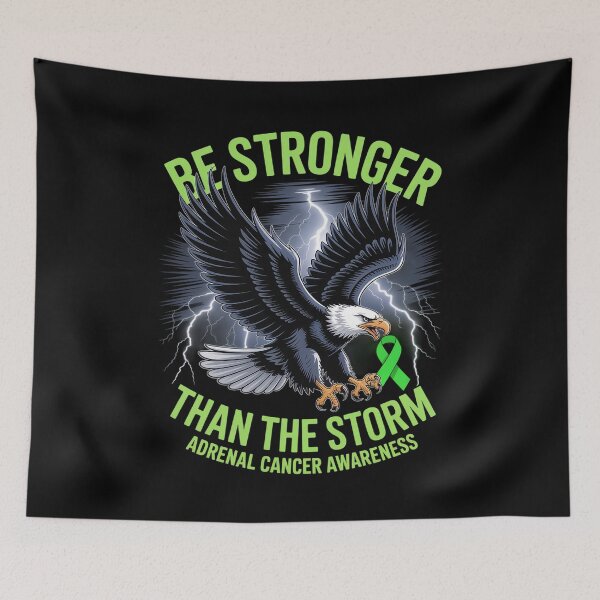 Item preview, Be Stronger Than The Storm Adrenal Cancer designed and sold by Moxizz.