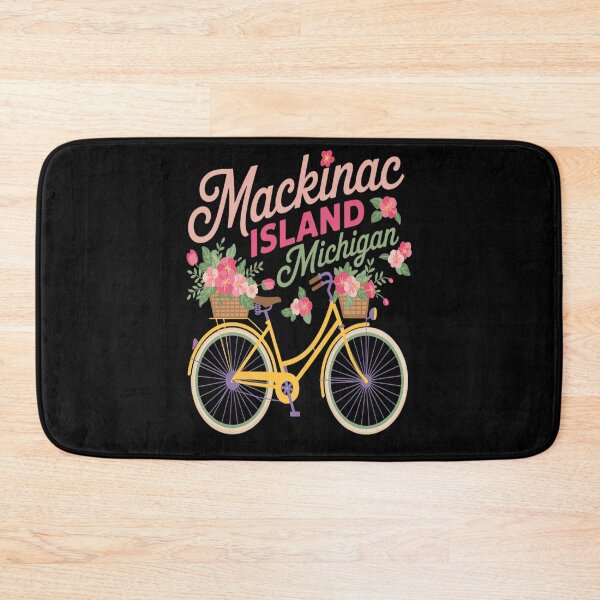 Item preview, Mackinac Island Michigan Gift Vintage Bike Flowers designed and sold by Voidbinder.