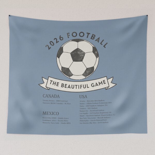 Item preview, 2026 Football Soccer Host Cities Beautiful Game designed and sold by HowToCanadian.
