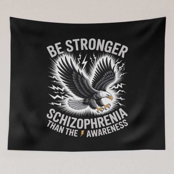 Item preview, Be Stronger Than The Storm Schizophrenia designed and sold by Moxizz.